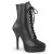 Devious INDULGE-1020 Bottines à plateforme Similicuir Noir EU-41 / US-11