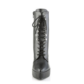 Devious INDULGE-1020 Bottines à plateforme Similicuir Noir EU-43 / US-13
