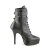 Devious INDULGE-1026 Bottines à plateforme Similicuir Noir EU-41 / US-11