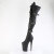 Pleaser INFINITY-3028 Cuissardes à plateforme Similicuir Noir EU-39 / US-9