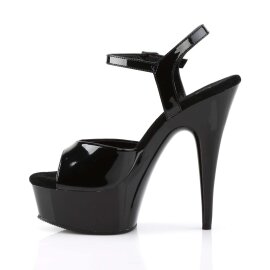 Pleaser Sandales DELIGHT-609 Noir EU-35/US-5
