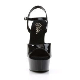 Pleaser Sandales DELIGHT-609 Noir EU-36/US-6