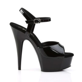 Pleaser Sandales DELIGHT-609 Noir EU-37/US-7