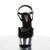 Pleaser Sandales DELIGHT-609 Noir Argent Chrome EU-35/US-5