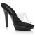 Fabulicious LIP-101 Mules Transparent Noir EU-41 / US-11