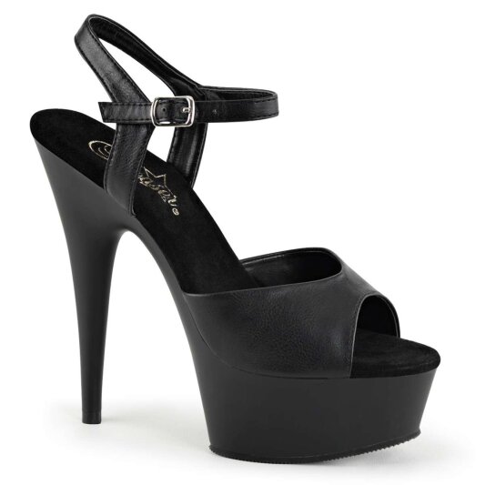 Pleaser Sandales DELIGHT-609 Noir EU-37/US-7