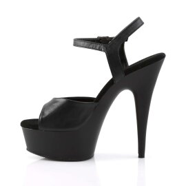 Pleaser Sandales DELIGHT-609 Noir EU-37/US-7
