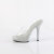 Fabulicious LIP-101DM Mules Transparent Strass Argent EU-38 / US-8
