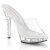 Fabulicious LIP-101SDT Mules Transparent EU-37 / US-7