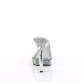 Fabulicious LIP-101SDT Mules Transparent EU-40 / US-10