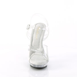 Fabulicious LIP-108R Sandales Transparent EU-40 / US-10