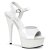Pleaser Sandales DELIGHT-609 Blanc EU-42/US-12