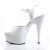 Pleaser Sandales DELIGHT-609 Blanc EU-37/US-7