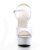 Pleaser Sandales DELIGHT-609 Blanc EU-39/US-9
