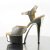 Pleaser Sandales DELIGHT-609G Or Multi Paillettes Chrome EU-35/US-5
