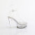 Fabulicious MARTINI-505 Sandales à plateforme Transparent EU-39 / US-9
