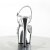 Pleaser Sandales DELIGHT-609G Argent Multi Paillettes Chrome EU-36/US-6