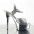 Pleaser Sandales DELIGHT-609G Argent Multi Paillettes Chrome EU-36/US-6