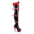 Funtasma MEDIC-3028 Cuissardes à plateforme Revêtement laqué Noir EU-41 / US-11