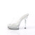 Fabulicious MAJESTY-501 Mules à plateforme Transparent EU-36 / US-6