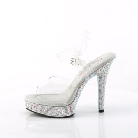 Fabulicious MAJESTY-508DM Sandales à plateforme Transparent EU-38 / US-8