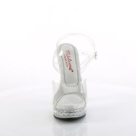 Fabulicious MAJESTY-508SDT Sandales à plateforme Transparent EU-39 / US-9