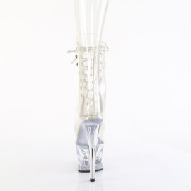 Pleaser MOON-1021C-DIA Bottines à plateforme Transparent EU-37 / US-7