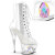 Pleaser MOON-1021C-DIA Bottines à plateforme Transparent EU-37 / US-7