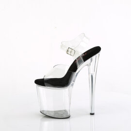 Pleaser NAUGHTY-808 Sandales à plateforme Transparent EU-37 / US-7