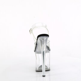Pleaser NAUGHTY-808 Sandales à plateforme Transparent EU-37 / US-7