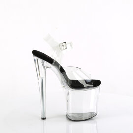 Pleaser NAUGHTY-808 Sandales à plateforme Transparent EU-37 / US-7