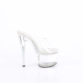Pleaser PASSION-701 Mules à plateforme Transparent EU-41 / US-11