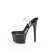 Pleaser PASSION-708 Sandales à plateforme Transparent Noir EU-35 / US-5