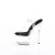 Pleaser PASSION-708 Sandales à plateforme Transparent Noir EU-38 / US-8
