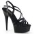 Pleaser Sandales DELIGHT-613 Noir EU-41/US-11