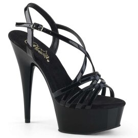 Pleaser Sandales DELIGHT-613 Noir EU-35/US-5