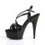 Pleaser Sandales DELIGHT-613 Noir EU-39/US-9