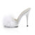 Fabulicious POISE-501F Mules Blanc EU-37 / US-7