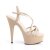 Pleaser Sandales DELIGHT-613 Nude EU-37/US-7