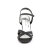 Fabulicious ROMANCE-313 Sandales Similicuir Noir EU-40 / US-10