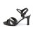 Fabulicious ROMANCE-313 Sandales Similicuir Noir EU-40 / US-10