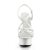 Pleaser Sandales DELIGHT-613 Blanc EU-37/US-7