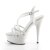 Pleaser Sandales DELIGHT-613 Blanc EU-37/US-7