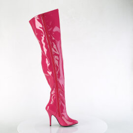 Pleaser SEDUCE-3000WC Cuissardes Revêtement laqué Rose EU-37 / US-7