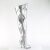 Pleaser SEDUCE-3000WC Cuissardes Métallique Similicuir Argent EU-39 / US-9