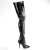 Pleaser SEDUCE-4000 Cuissardes Revêtement laqué Noir EU-38 / US-8
