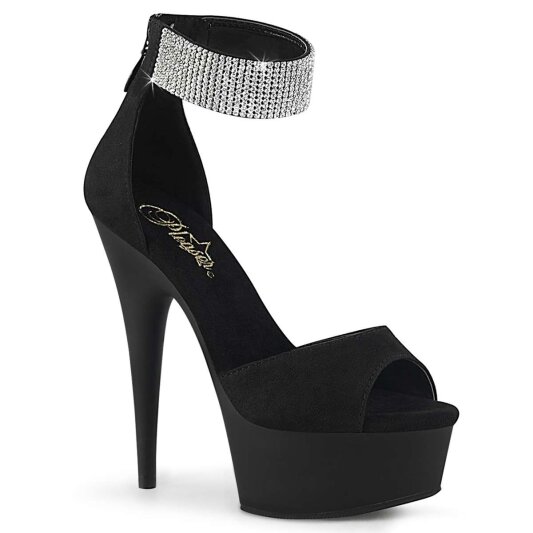 Pleaser Sandales DELIGHT-625 Noir EU-35/US-5