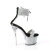 Pleaser SKY-327RSI Sandales à plateforme Strass Argent Noir EU-35 / US-5