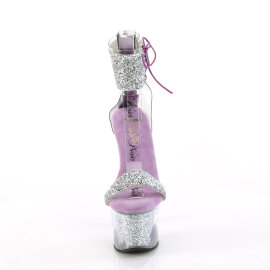 Pleaser SKY-327RSI Sandales à plateforme Strass...