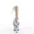 Pleaser SKY-327RSI Sandales à plateforme Strass Argent Beige EU-36 / US-6